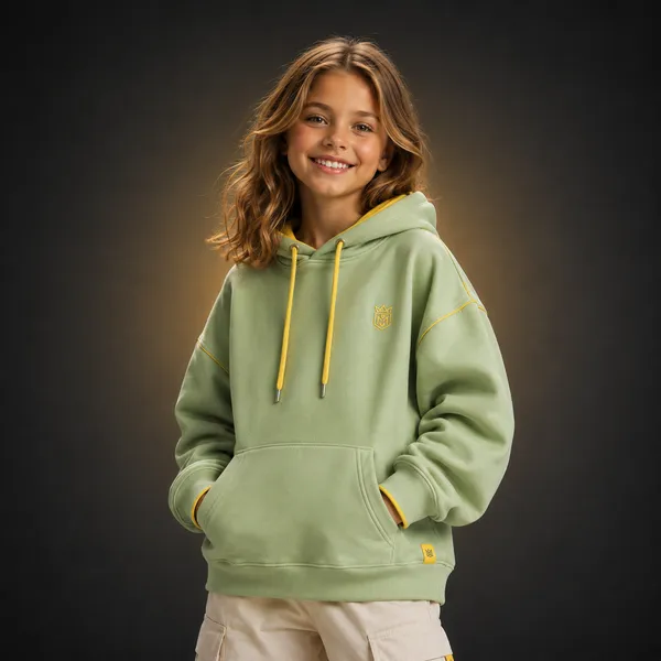 Kids cozy fleece hoodie wholesale