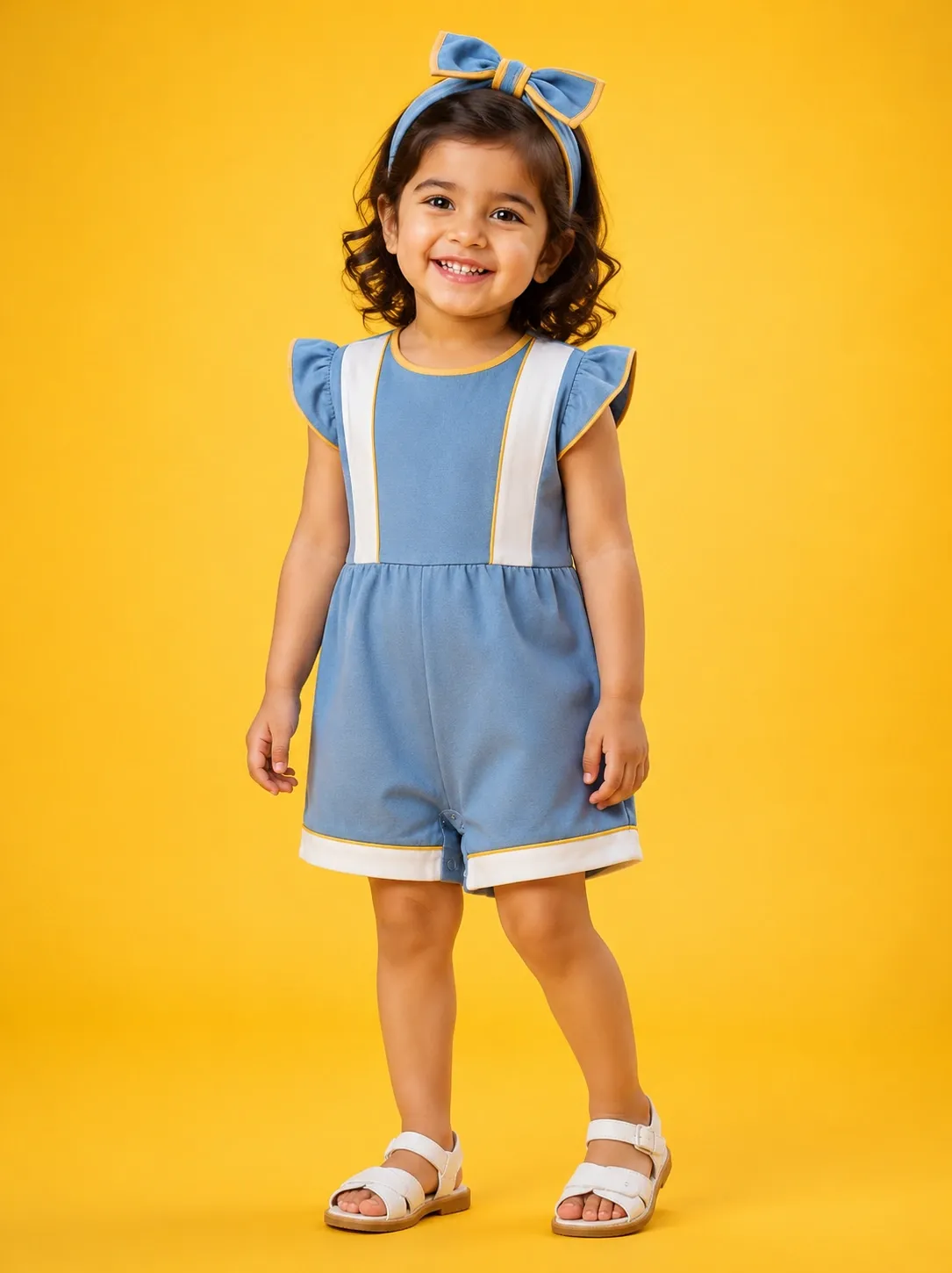 Kids ultra-soft combed cotton infant rompers and play sets