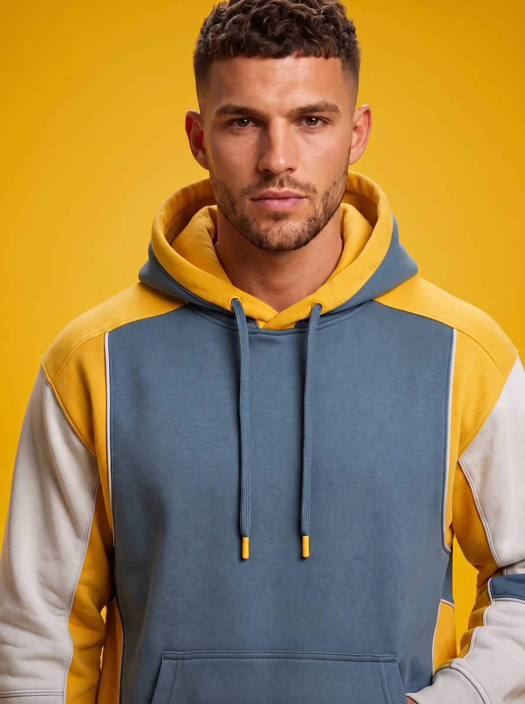 Men's premium fleece pullover hoodie wholesale