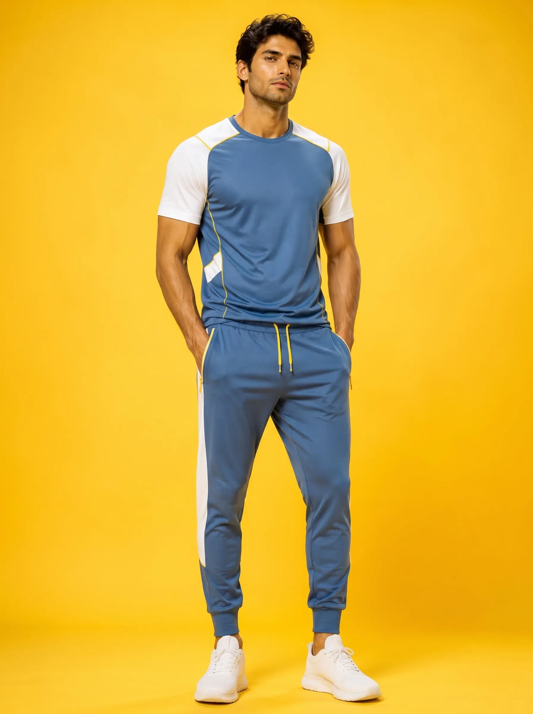 Men's dry-fit sportswear and athletic training kit
