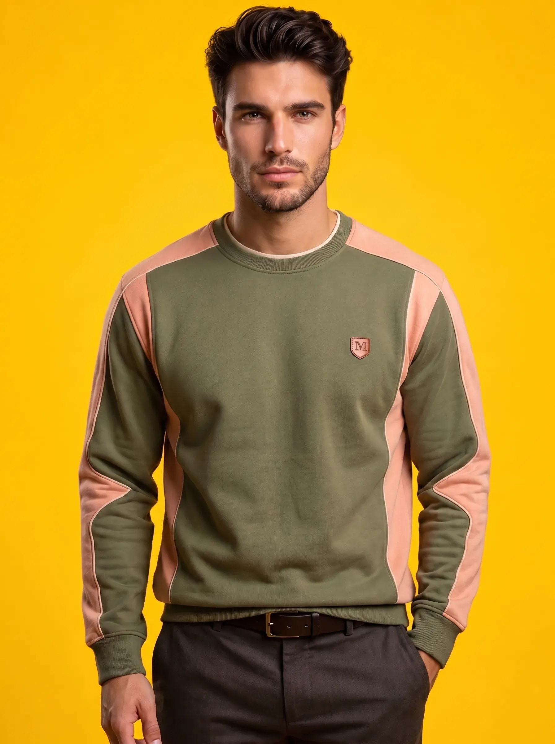 Men's classic crewneck heavyweight sweatshirt